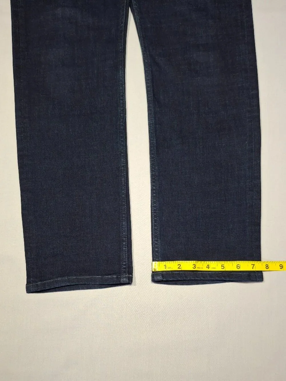 7 For All Mankind Slimmy Jeans Men's Dark indigo wash Stretch Denim | Size 32